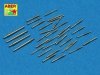 Aber 350L-43 Set of barrels 127mm x 4; 25mm x 30 for Japan Navy Yukikaze class Destroyer (1:350)